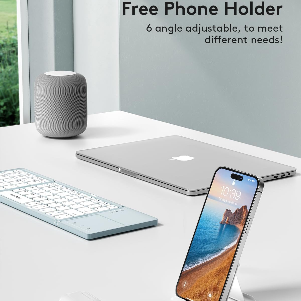 Voxilu™| FoldPro® Wireless Keyboard