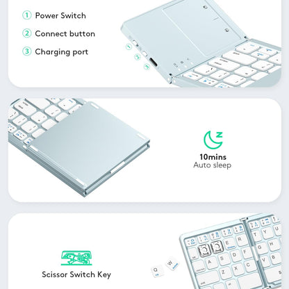 Voxilu™| FoldPro® Wireless Keyboard