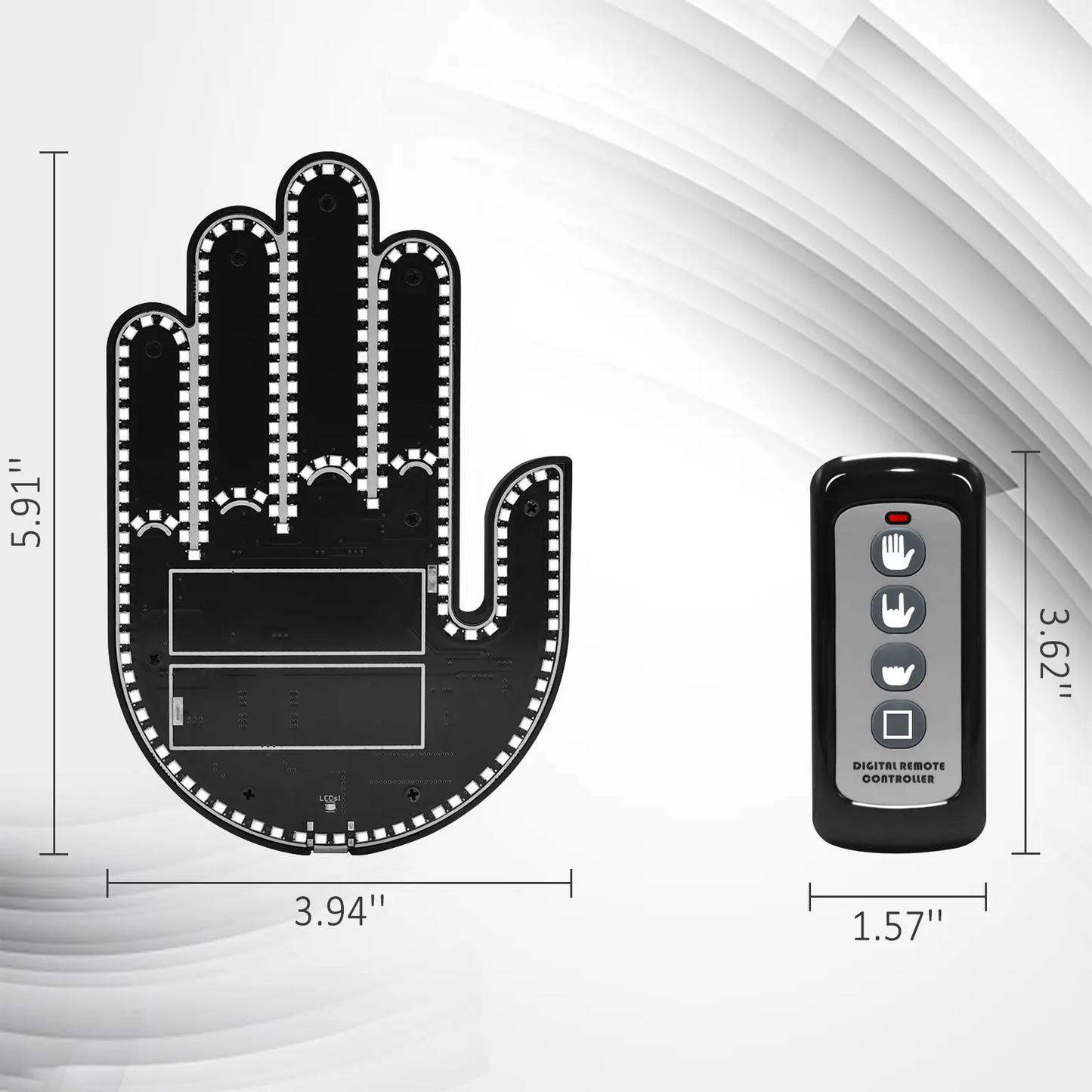 Voxilu™ Car Gesture Decorative Lights