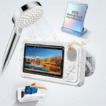 Voxilu™ Waterproof Phone Holder with Bluetooth Speaker