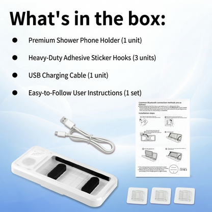 Voxilu™ Waterproof Phone Holder with Bluetooth Speaker