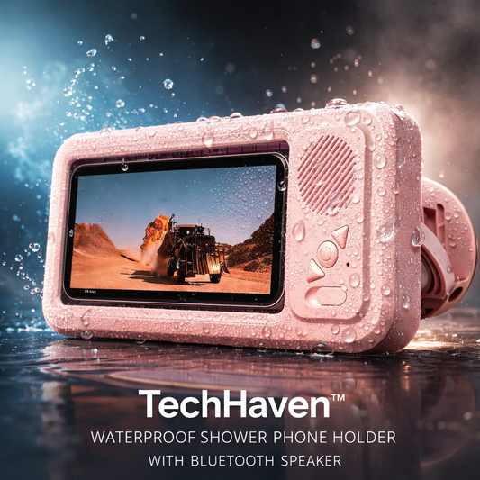 Voxilu™ Waterproof Phone Holder with Bluetooth Speaker